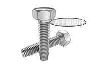 C牙細牙六角頭帶介自攻螺釘 ASME B18.6.4