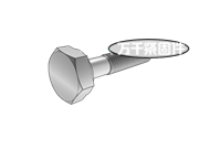六角頭細桿螺栓 MS 9283